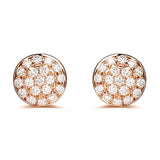 Rose Gold Fashion Diamond Earrings - S2012132