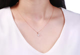 Rose Gold Fashion Diamond Pendant - S2012133