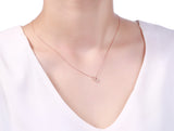 Rose Gold Diamond Horseshoe Pendant - S2012138