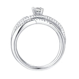 Beau Diamond Engagement Ring S201862A and Band Set S201862B