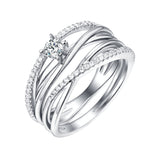 Beau Diamond Engagement Ring S201862A and Band Set S201862B