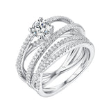Classics Diamond Engagement Ring S201808A and Band Set S201808B