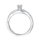 Beau Diamond Engagement Ring S201861A and Band Set S201861B