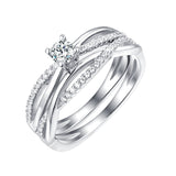 Beau Diamond Engagement Ring S201861A and Band Set S201861B
