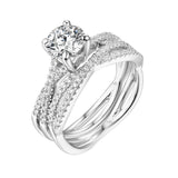 Classics Diamond Engagement Ring S201806A and Band Set S201806B