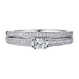 Beau Diamond Engagement Ring S201863A and Band Set S201863B