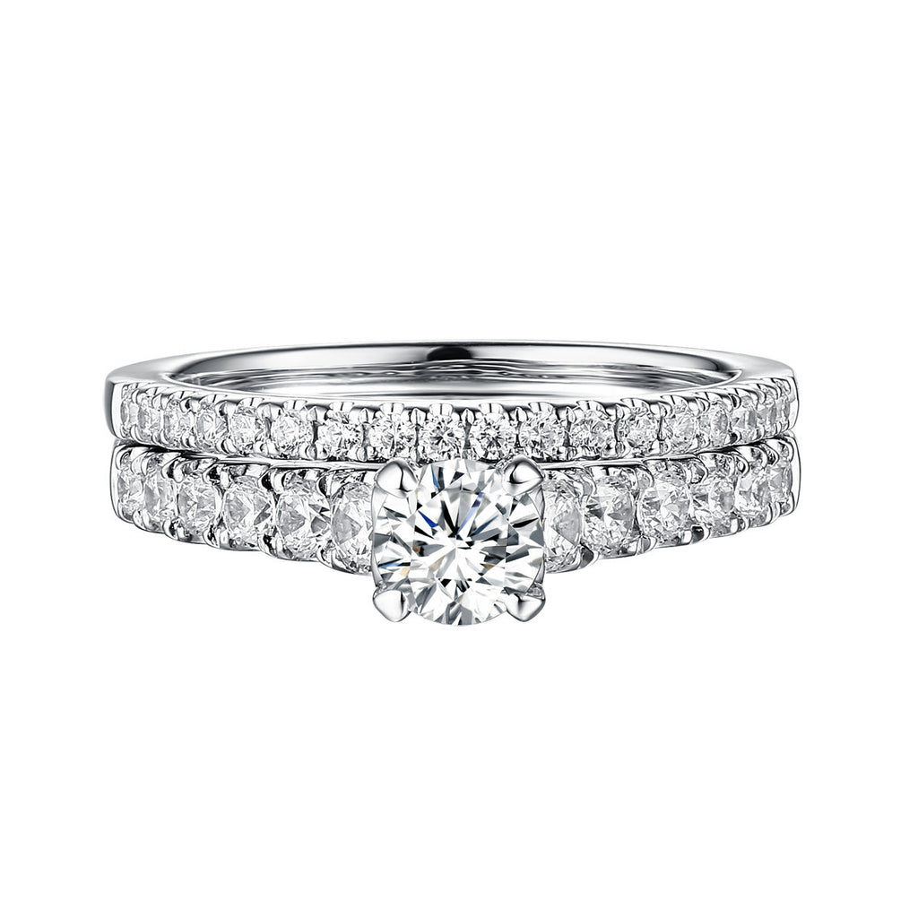 Classics Diamond Engagement Ring S201822A and Band Set S201822B