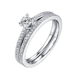 Beau Diamond Engagement Ring S201864A and Band Set S201864B
