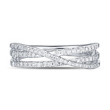 14KT White Gold Diamond Anniversary Band - S2012145