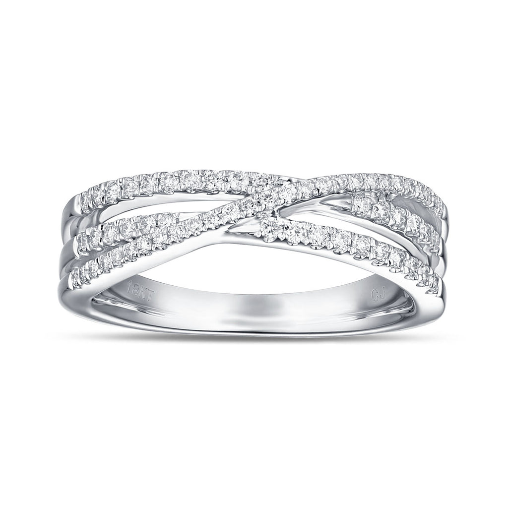 14KT White Gold Diamond Anniversary Band - S2012145