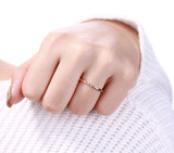 Rose Gold Diamond Promise Solitaire Ring - S2012165