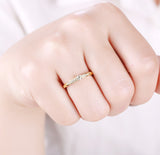 Yellow Gold Diamond Solitaire Plus Promise Ring - S2012167
