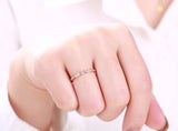 Rose Gold Diamond Solitaire Plus Promise Ring - S2012170