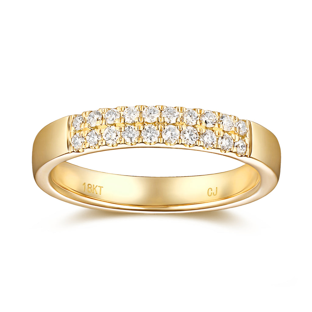 Yellow Gold Diamond Anniversary Band - S2012143