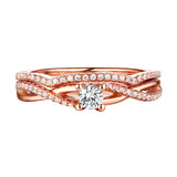 Beau Diamond Engagement Ring S201852A and Band Set S201852B