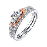 Beau Diamond Engagement Ring S201866A and Band Set S201866B