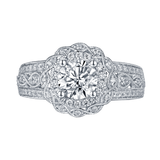 Renaissance Engagement Ring SV0223A and Band Sv0223B Set