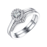 Beau Diamond Engagement Ring S201859A and Band Set S201859B