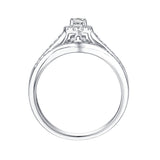 Beau Diamond Engagement Ring S201851A and Band Set S201851B