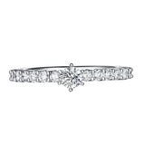 Beau Diamond Engagement Ring S2012009A and Band Set S2012009B