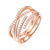Rose Gold Diamond Fashion Ring - S2012198