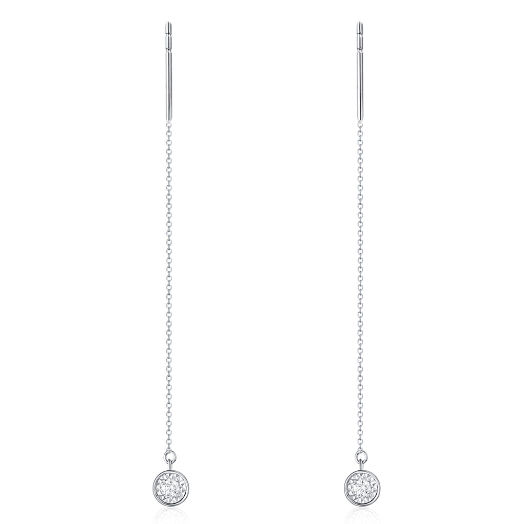 Diamond Drop Earrings - S2012233