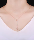 Rose Gold Diamond Drop Pendant - S2012241