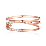 Rose Gold Diamond Fashion Ring - S2012257