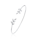 18KT White Gold Leaf Bracelet - S2012275