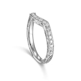 Round Diamond Halo Engagement Ring S201519A and Band S201519B Set