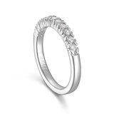 Round Diamond Modern Engagement Ring S201525A and Band Set S201525B