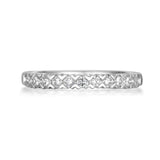 Round Diamond Modern Engagement Ring S201525A and Band Set S201525B