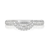 Round Diamond Halo Engagement Ring S201539 and Band Set S201539B