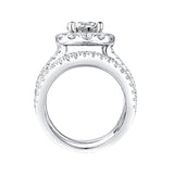 Bold Diamond Engagement Ring S201835A and Band Set S201835B