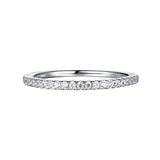Round Halo Engagement Ring S201900A and Matching Wedding Band Set S201900B