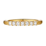 14KT Yellow Gold 7 Diamond Prong - S201989B