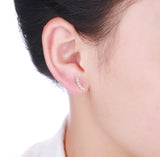 Yellow Gold Fashion Diamond Earrings - S2012126