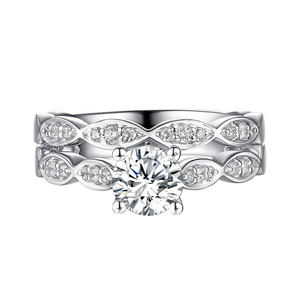 Classics Diamond Engagement Ring S201823A and Band Set S201823B