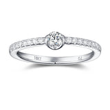 White Gold Diamond Promise Ring - S2012142
