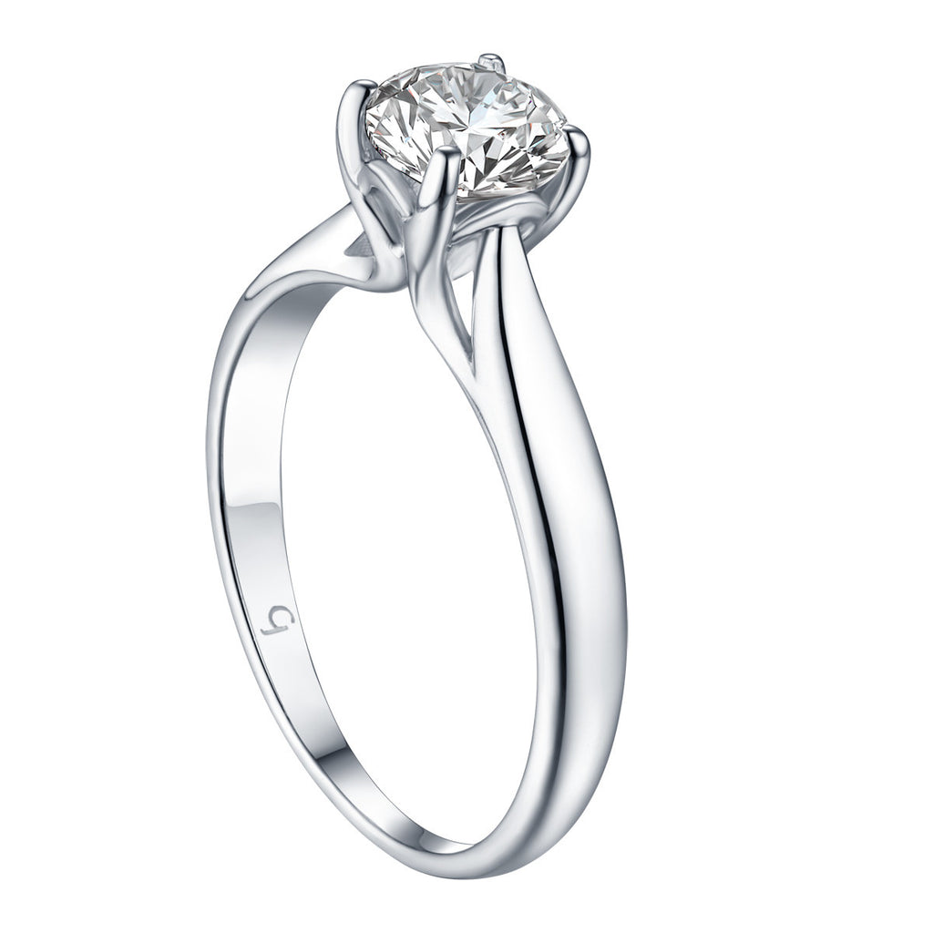 Solitaire Round Engagement Ring | S201578