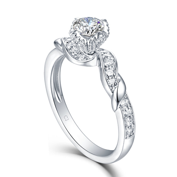 Modern Engagement Ring S2012658A