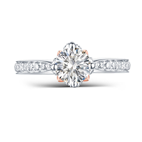 Modern Engagement Ring S2012662ARND200TT14