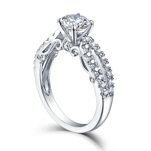 Modern Engagement Ring S2012685APE300WG14
